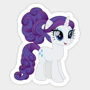 Rarity in a curly ponytail Sticker